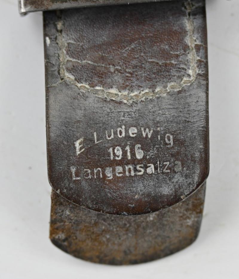 German WW1 Beltbuckle with Tab 1916 — image 3