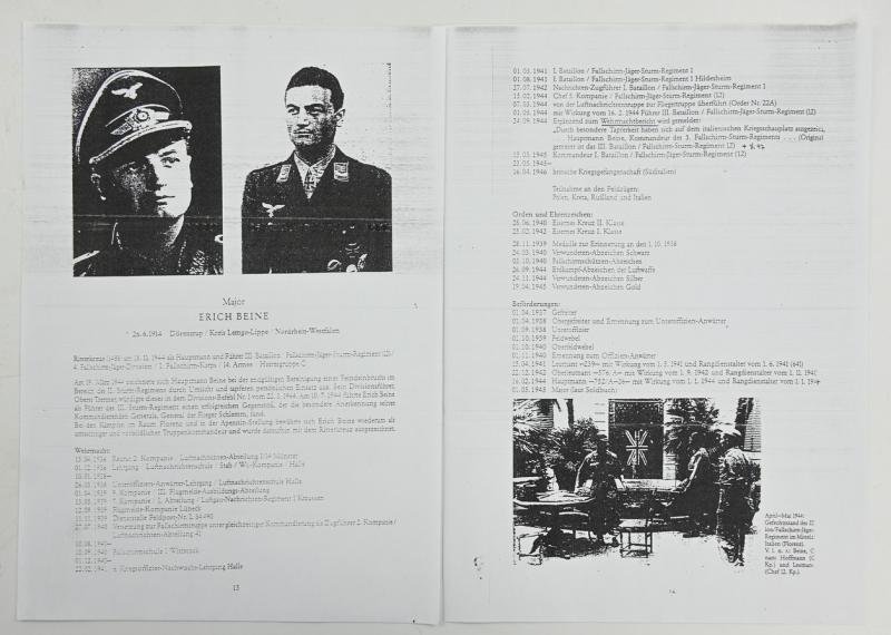 Signature of Luftwaffe KC Recipient 'Erich Beine' — image 5