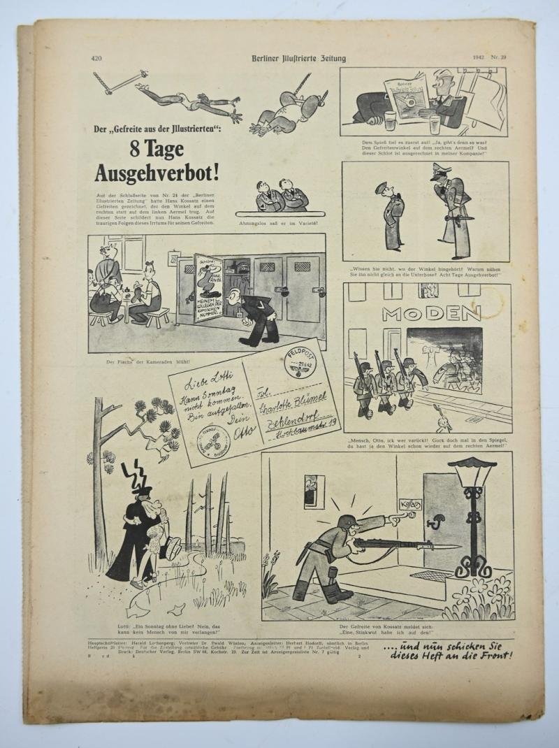 German Berliner Illustrierte Zeitung Newspaper 1942 — image 6