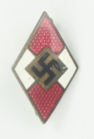 German Hitler Youth Cap Badge — image 2