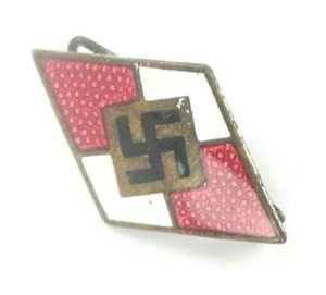 German Hitler Youth Cap Badge