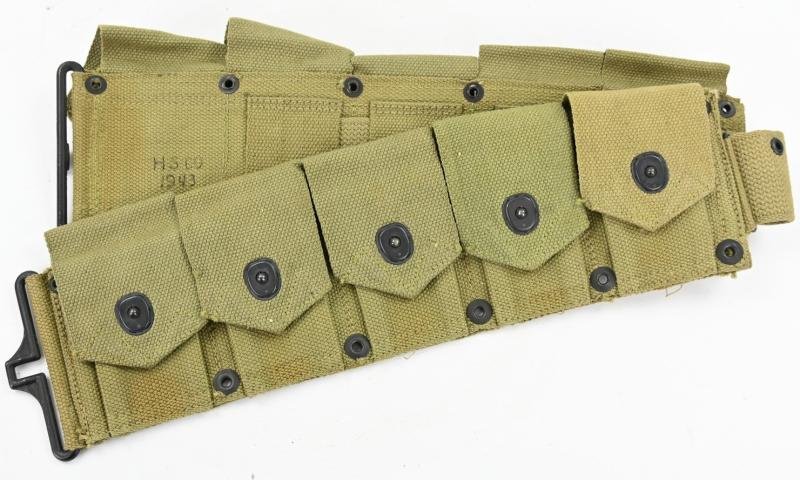 US WW2 M1 Garand Ammo Belt 1943 — image 3