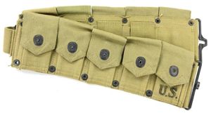 US WW2 M1 Garand Ammo Belt 1943