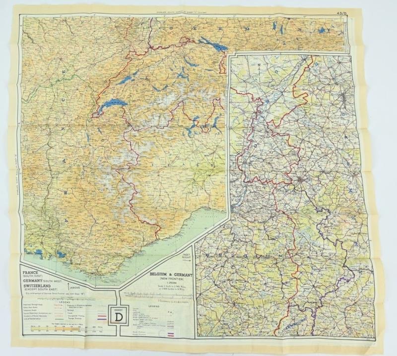 US WW2 Escape Survival Map C/D Holland — image 6