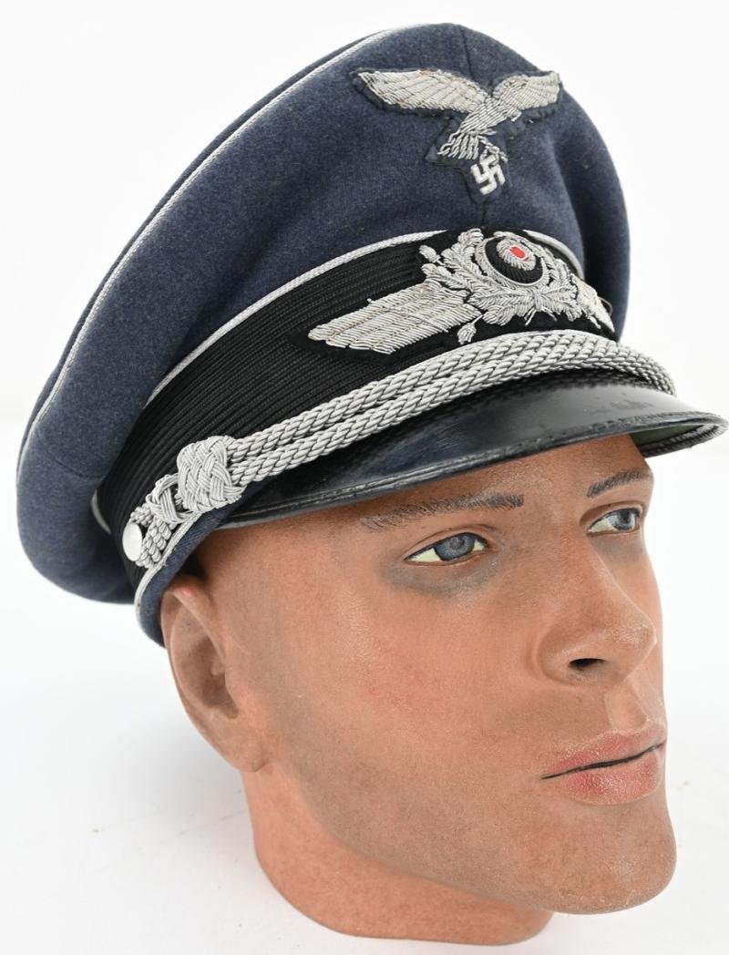 German LW Officer's Visor Cap 'Extra Klasse' — image 6