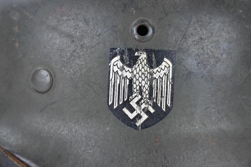German WH M35 SD (Ex DD) Combat Helmet — image 2