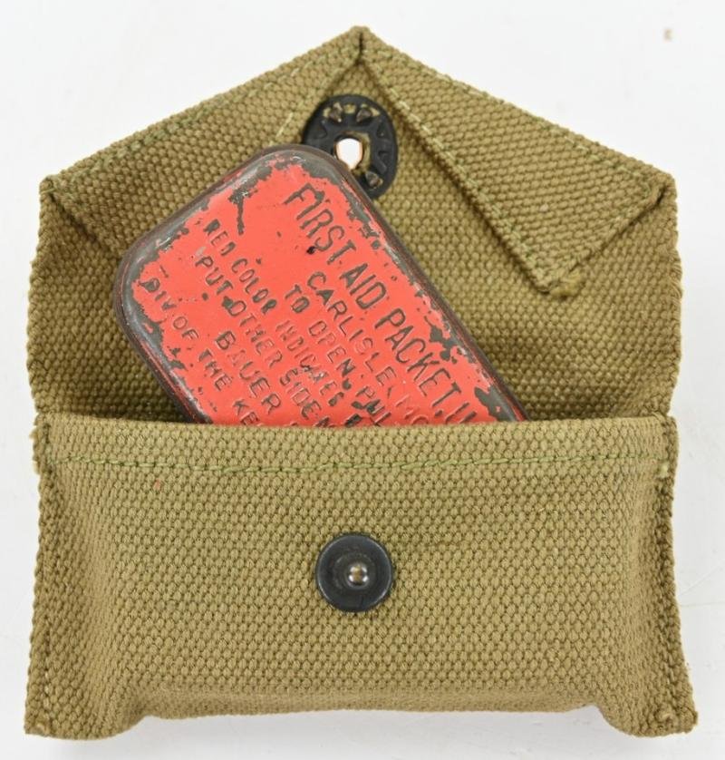 US WW2 M-1924 First Aid Pouch with First Aid Kit — image 4