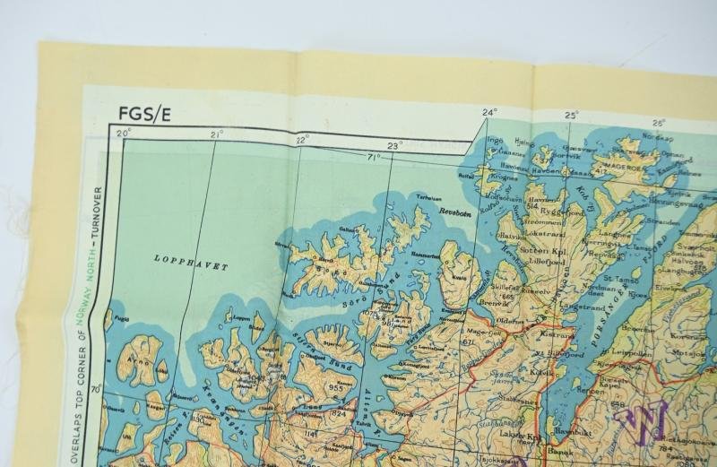 USAAF WW2 Pilot Escape Map FGS A&B Sheet A/E — image 10