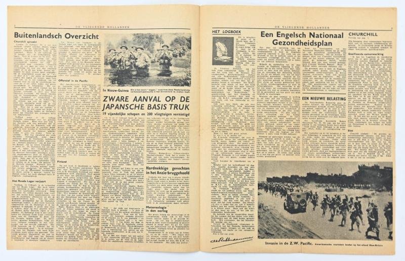Allied/Dutch Flyer 'De Vliegende Hollander' 24 February 1944 — image 3