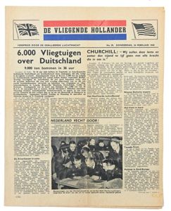 Allied/Dutch Flyer 'De Vliegende Hollander' 24 February 1944