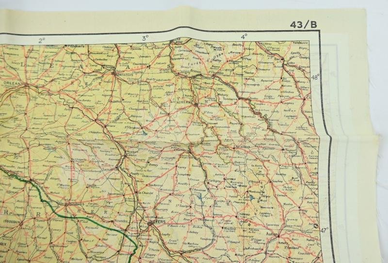 USAAF WW2 Pilot Escape Map 43A/B — image 11