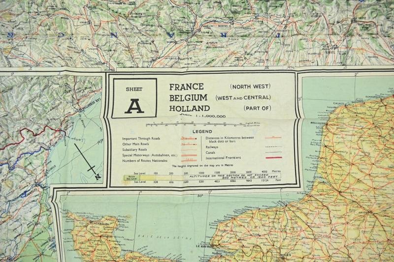 USAAF WW2 Pilot Escape Map 43A/B — image 6