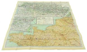 USAAF WW2 Pilot Escape Map 43A/B