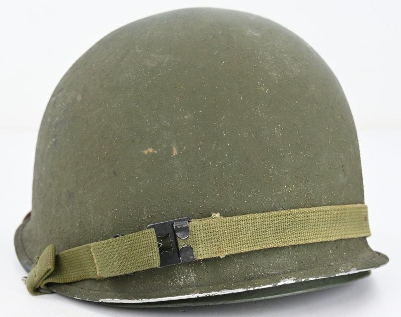 US WW2 M1 Swivel bale Combat Helmet — image 3