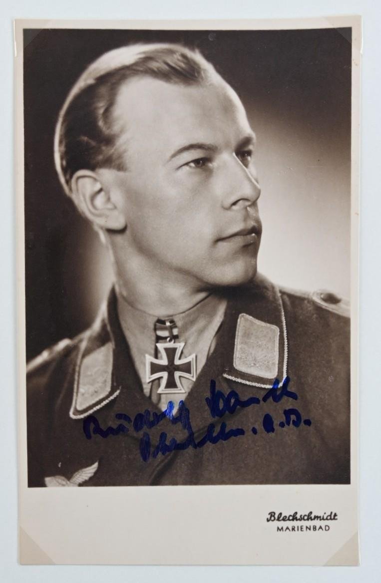 Signature of Luftwaffe KC Recipient 'Rudolf Donth' — image 2