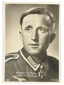 German WH Postcard 'Georg Rietscher'