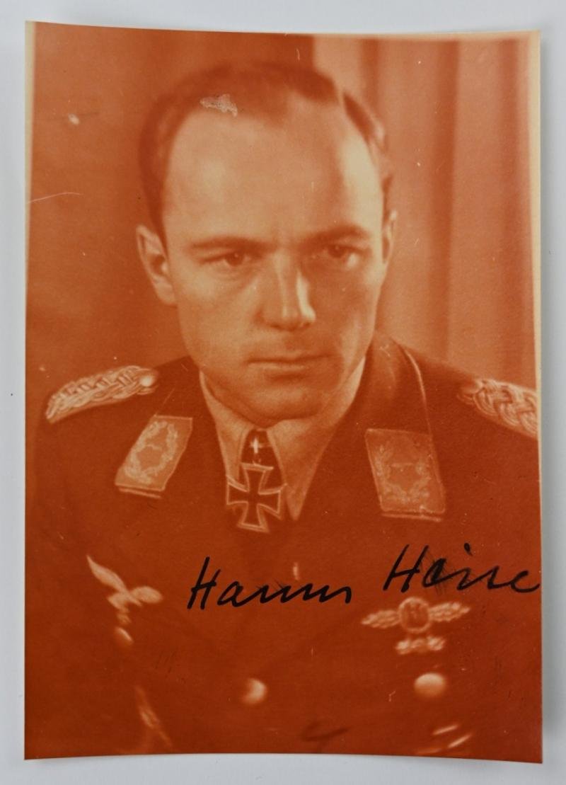 Signature of Luftwaffe KC Recipient 'Hanns Heise' — image 2