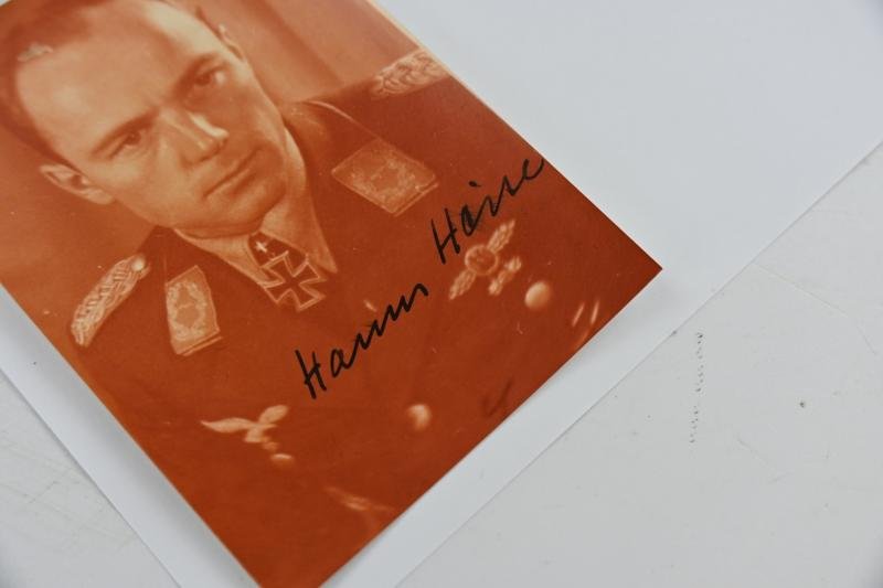 Signature of Luftwaffe KC Recipient 'Hanns Heise' — image 4