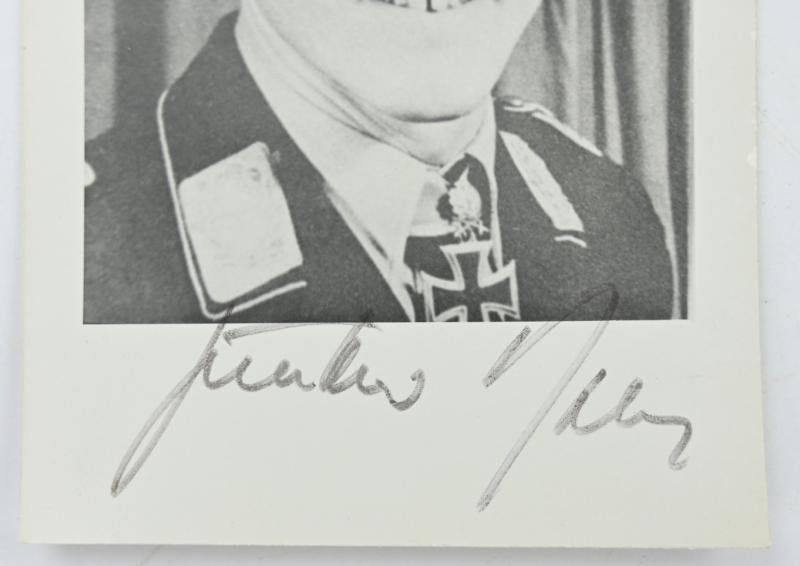 Signature of Luftwaffe KC-OLC&S Recipient 'Günther Rall' — image 2
