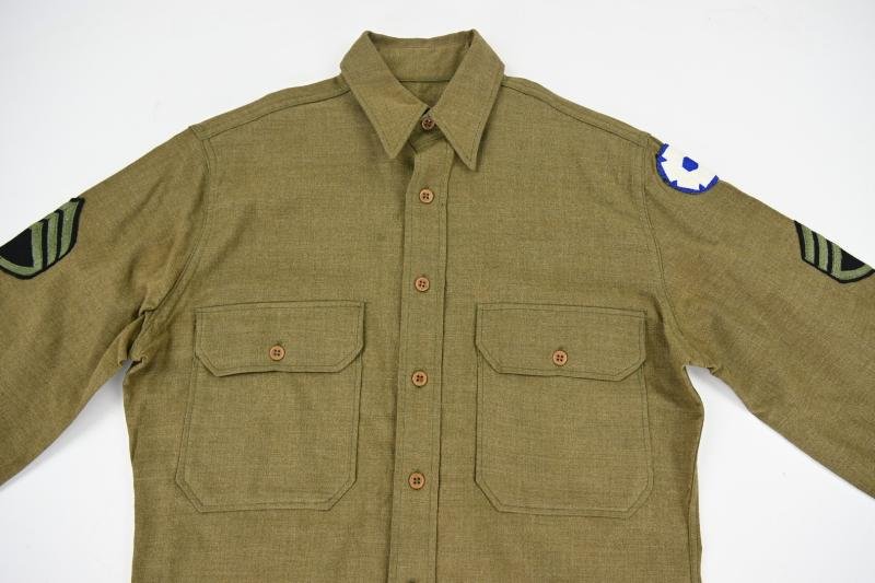 US WW2 Wool Shirt 6th Service Command — image 2