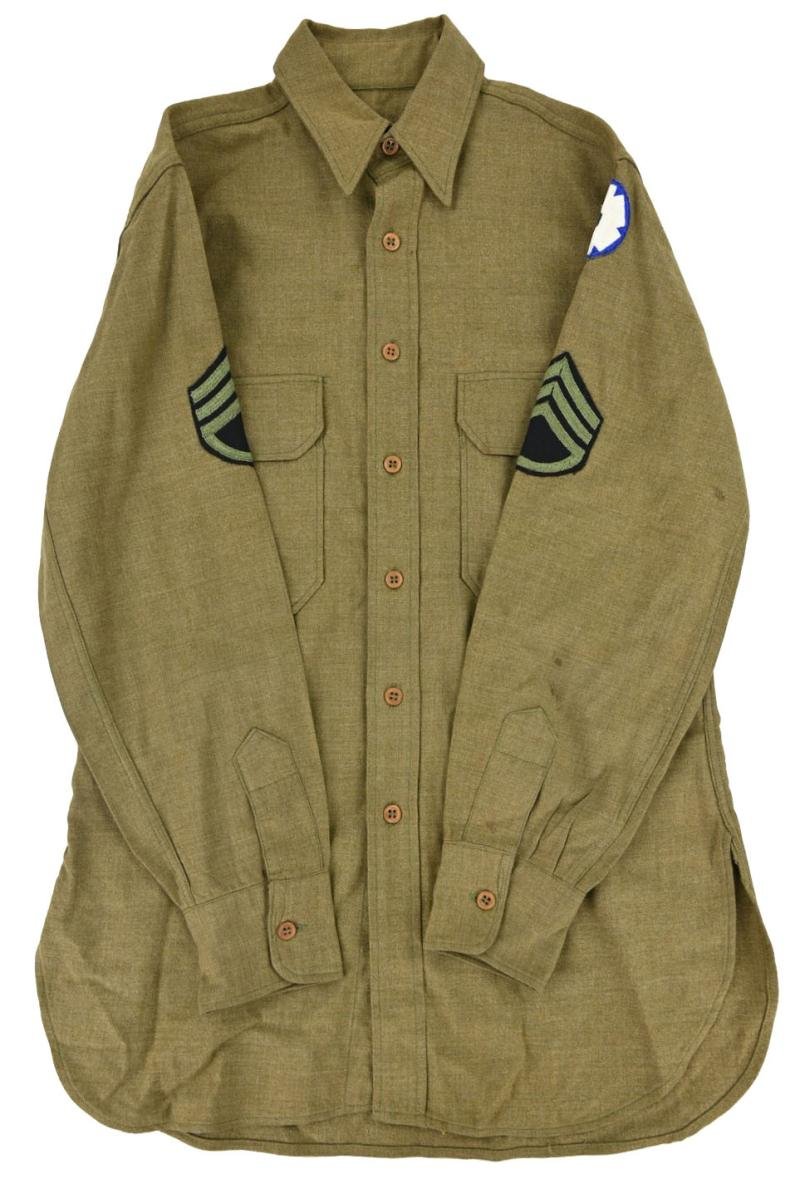 US WW2 Wool Shirt 6th Service Command — image 3