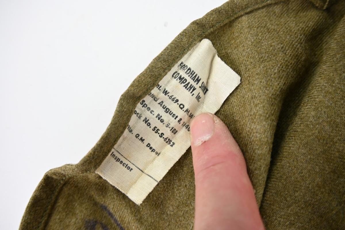 US WW2 Wool Shirt 6th Service Command — image 8