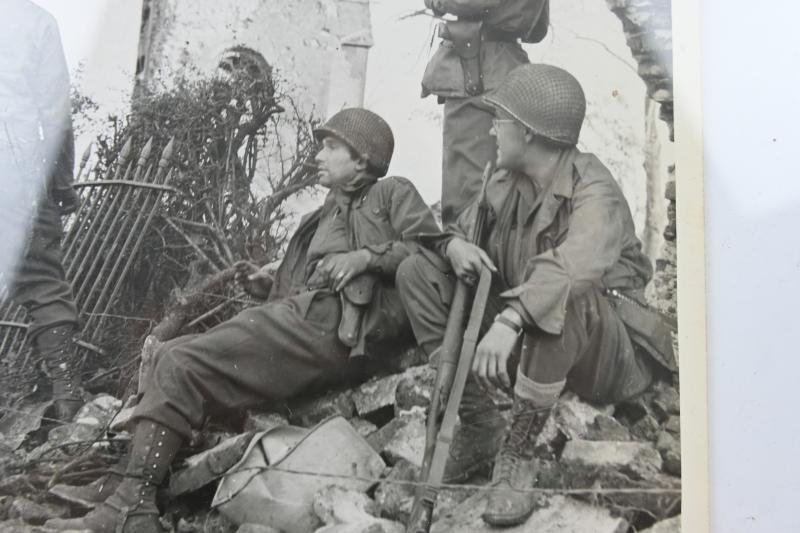 US WW2 Press Photo '30th Infantry Division' Euchen Germany — image 2