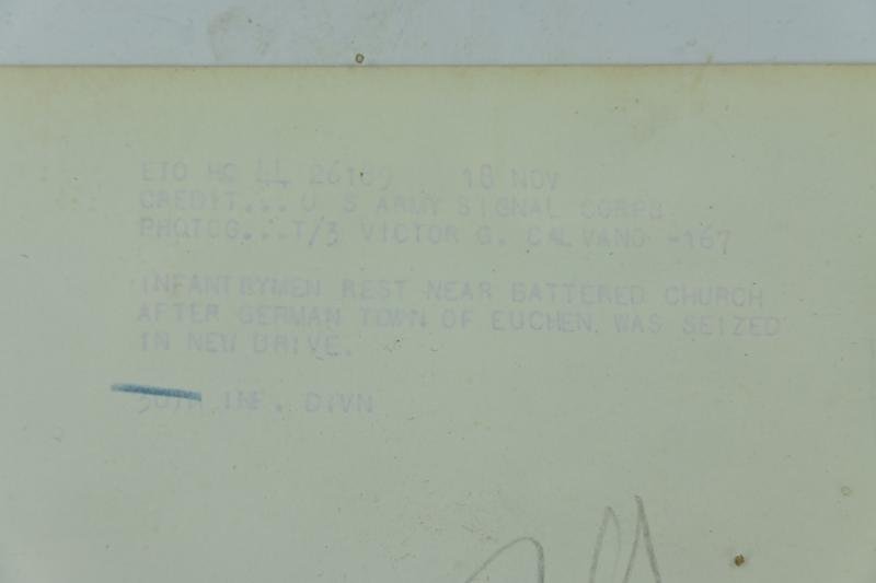 US WW2 Press Photo '30th Infantry Division' Euchen Germany — image 5