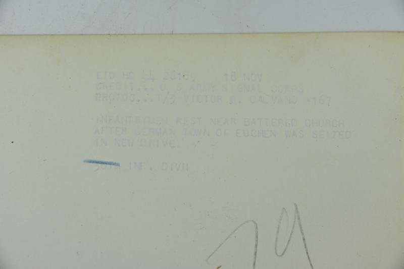 US WW2 Press Photo '30th Infantry Division' Euchen Germany — image 8