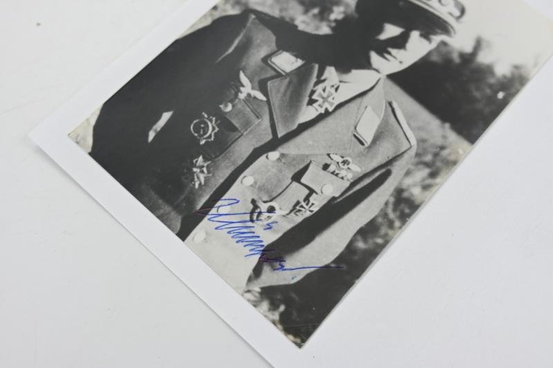 Signature of Luftwaffe KC Recipient 'Werner Klümper' — image 2