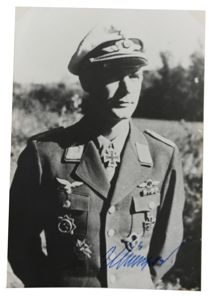 Signature of Luftwaffe KC Recipient 'Werner Klümper'