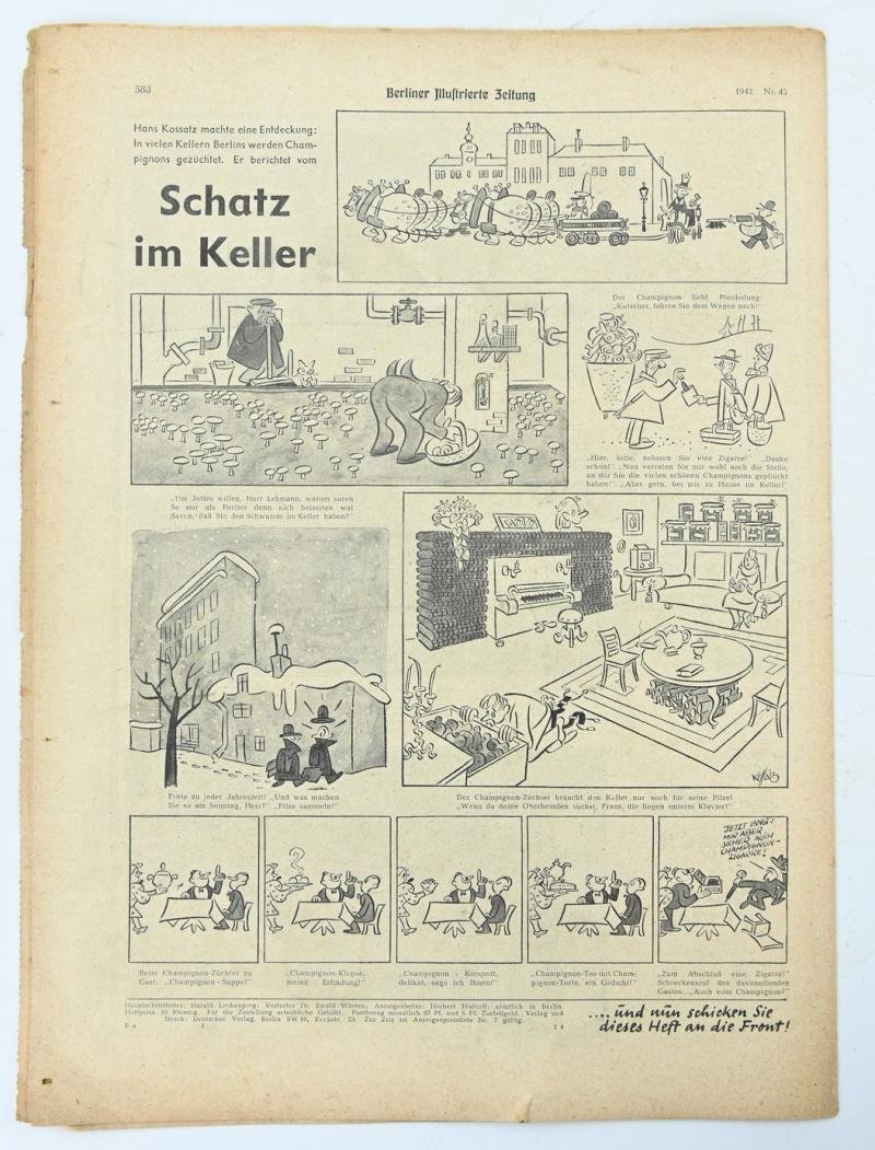 German Berliner Illustrierte Zeitung Newspaper 1942 — image 6