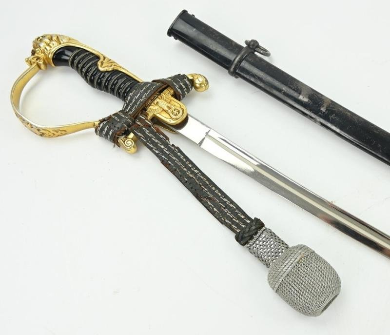 German WH Officer's Sword with Portopee — image 12