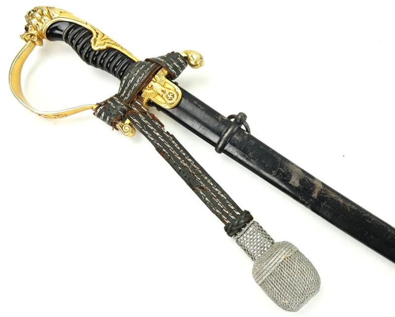 German WH Officer's Sword with Portopee — image 2