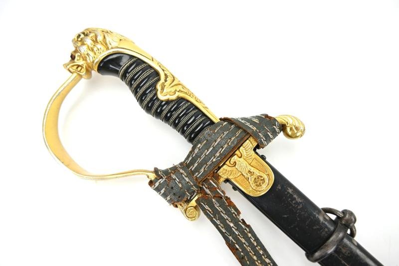 German WH Officer's Sword with Portopee — image 3