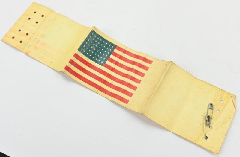 US WW2 48 Star Stars & Stripes Armband — image 7
