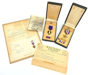 US WW2 Award grouping 'Lt. Herbert W.Krueger' 69th Armored Field …