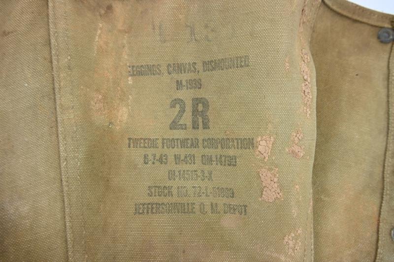 US WW2 Combat worn Leggings — image 7