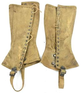 US WW2 Combat worn Leggings