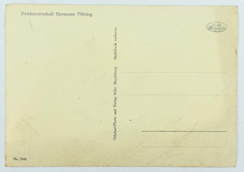 German Third Reich Postcard 'Hermann Goring' — image 3