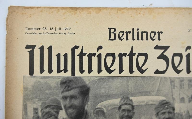 German Berliner Illustrierte Zeitung Newspaper 1942 — image 2