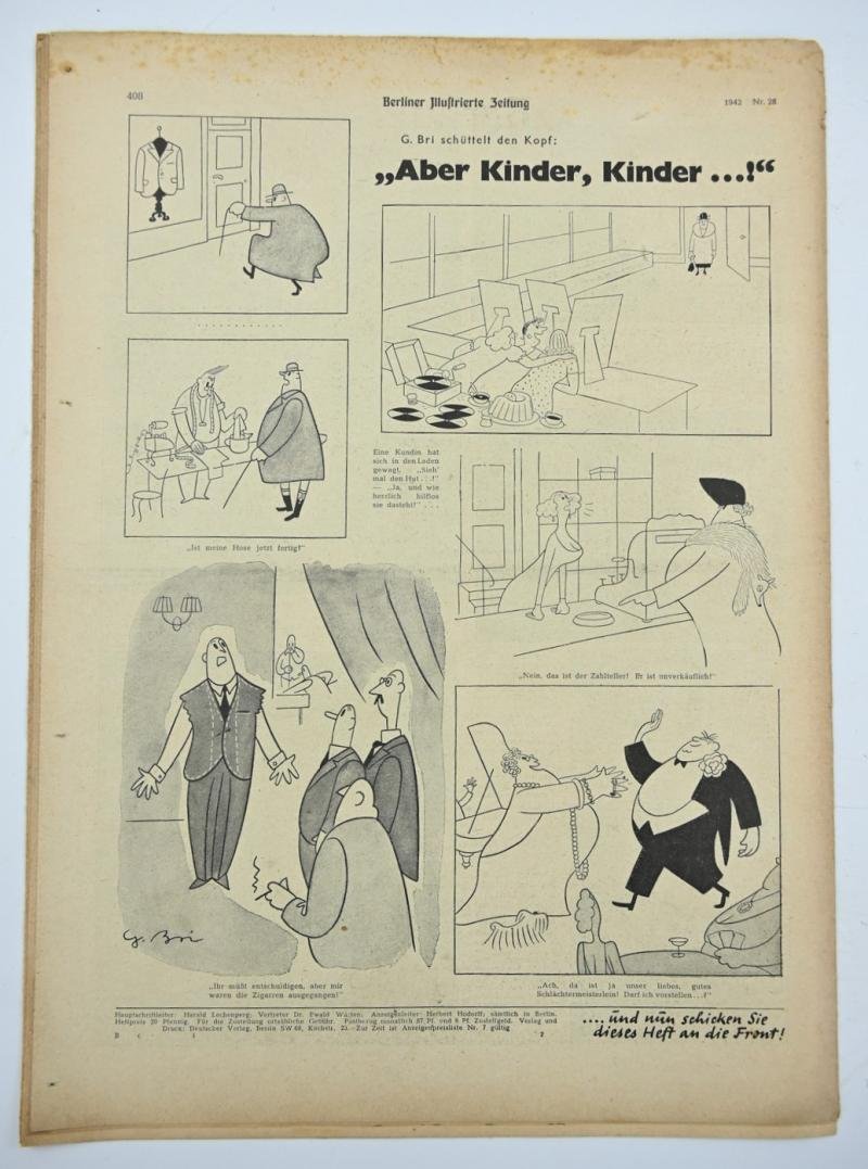 German Berliner Illustrierte Zeitung Newspaper 1942 — image 7
