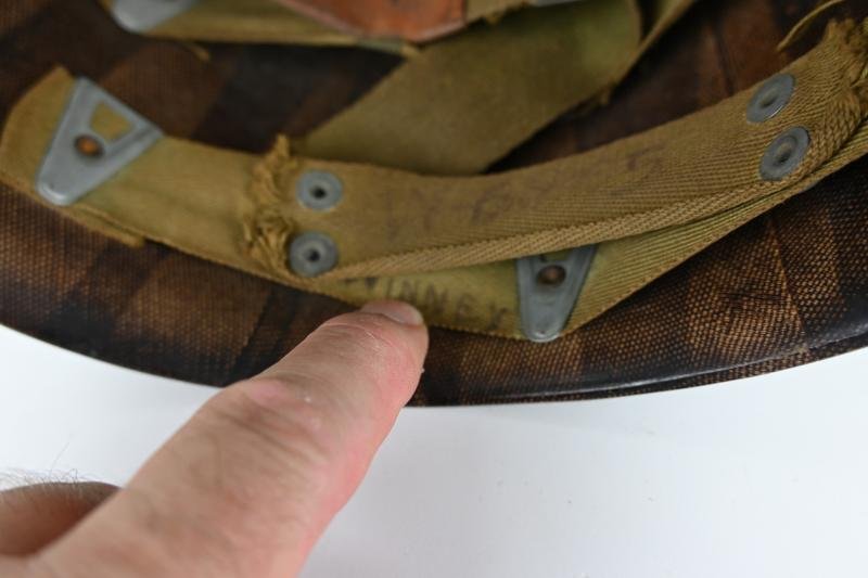 US WW2 M1 Helmet Liner 'Inland' — image 11