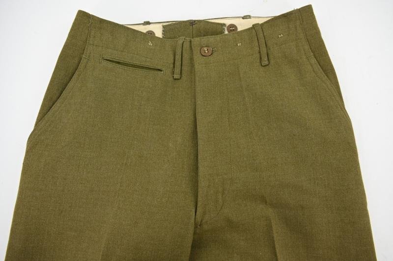 US WW2 Field Wool Serge Trousers 1944 — image 3