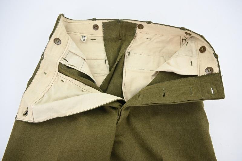 US WW2 Field Wool Serge Trousers 1944 — image 4