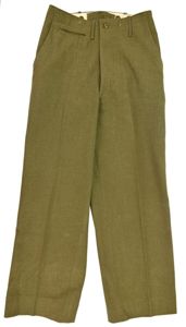 US WW2 Field Wool Serge Trousers 1944