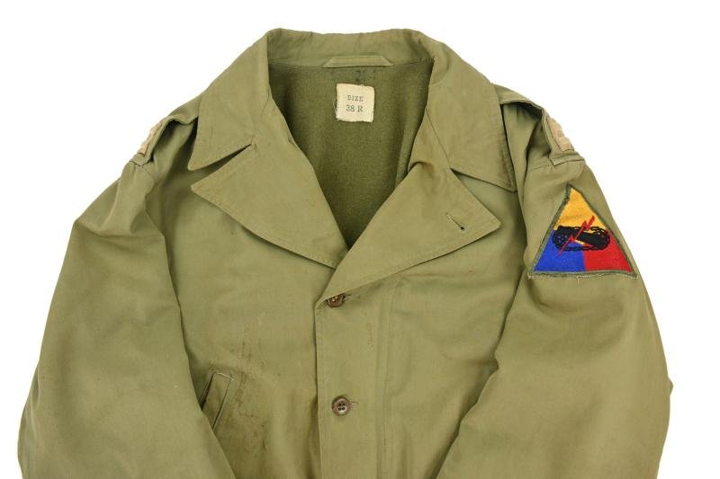 US WW2 M-1941 Captain's Combat jacket Armoured Division — image 2