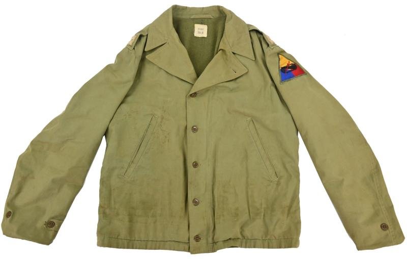 US WW2 M-1941 Captain's Combat jacket Armoured Division — image 3