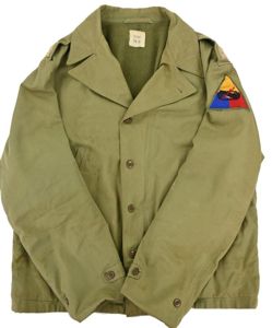 US WW2 M-1941 Captain's Combat jacket Armoured Division