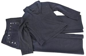 US WW2 Navy Dark Blue Shirt & Trousers